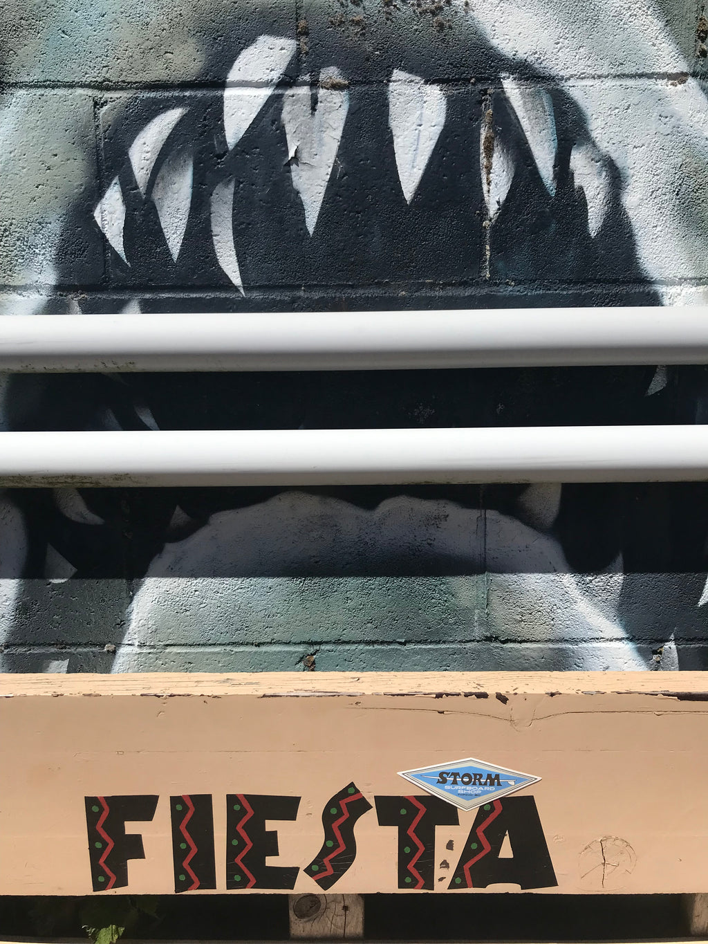 Storm Diamond Surfboard Shop Sticker