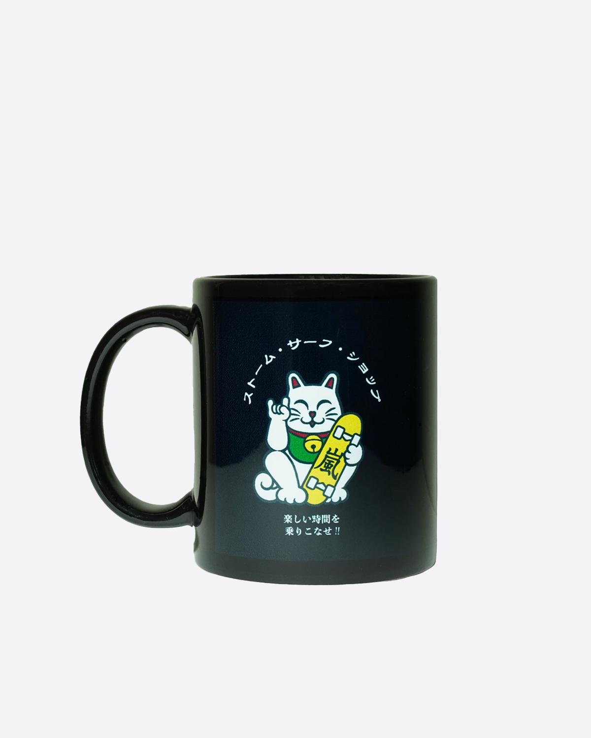 Storm Maneki Neko Skate Mug - Black