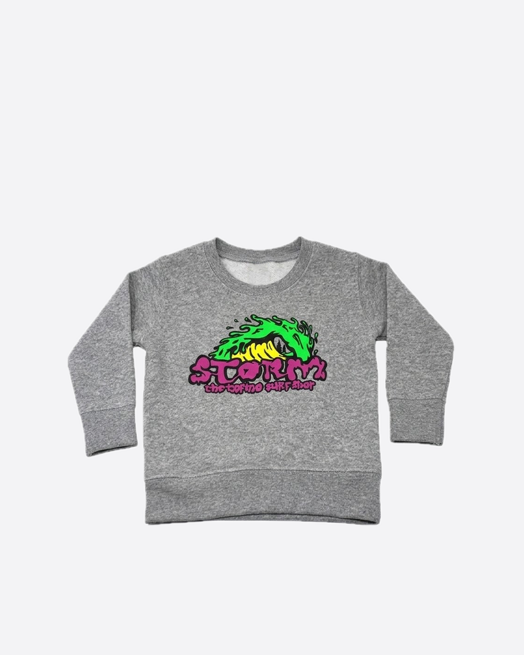 Storm Slime Toddler Crewneck - Grey