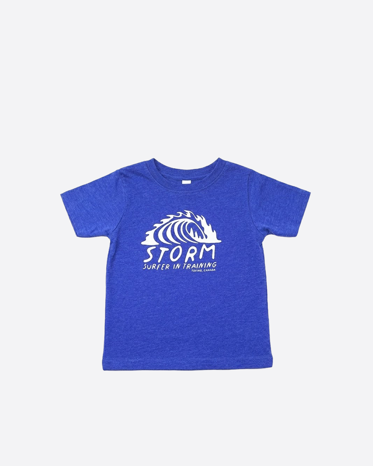 Storm Surfer In Training Toddler Tee - Blue