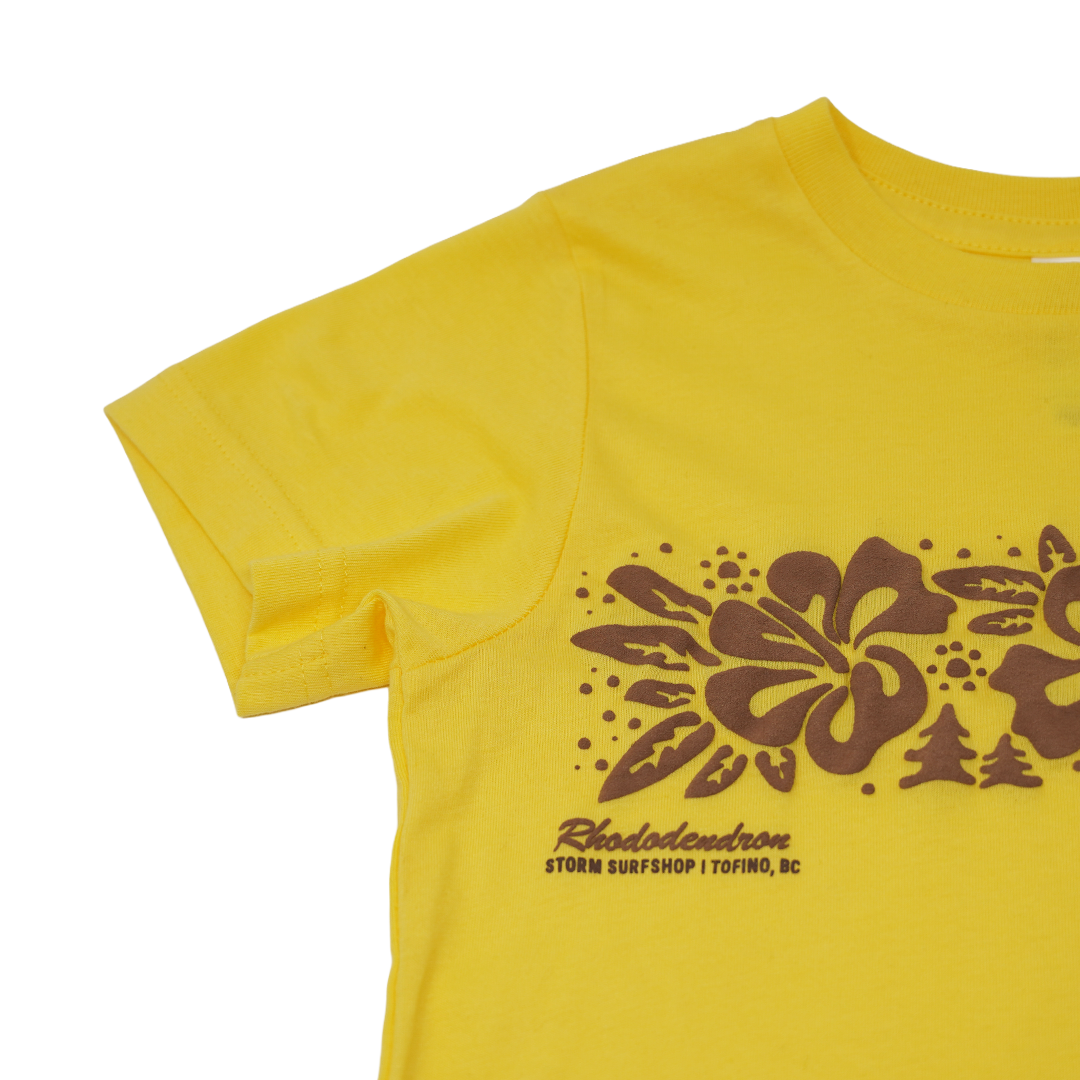 Storm Rhododendron Youth Tee - Butter
