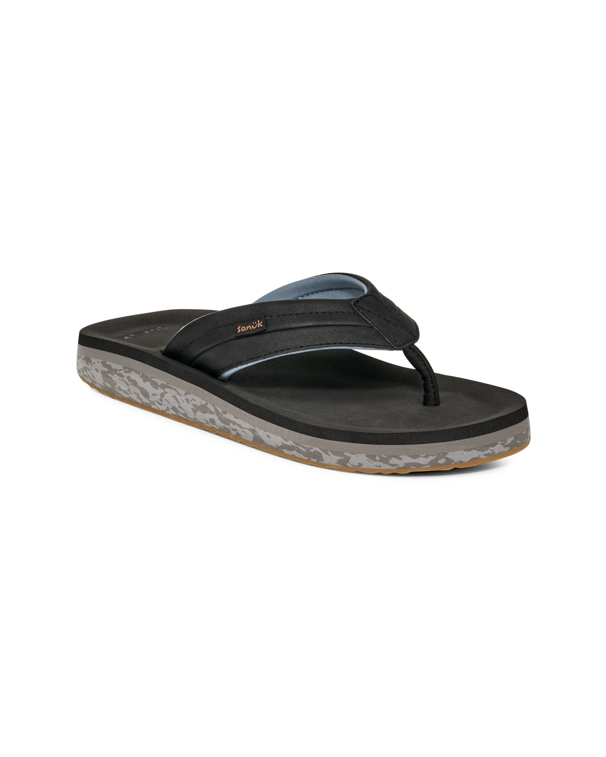 Sanuk Mens Tiderush Sandal - Black