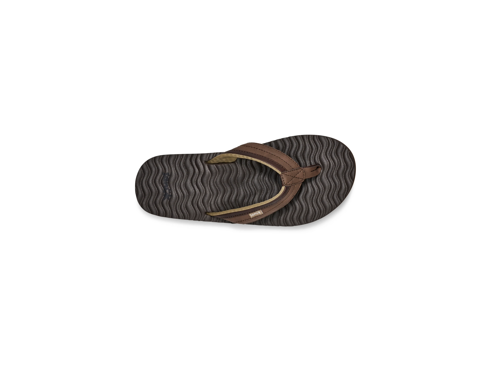 Sanuk Mens Ziggy Plush Sandal - Brown