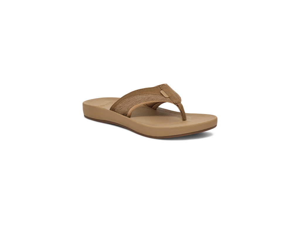 Sanuk Mens Cosmic Seas Mesh Sandal - Tan