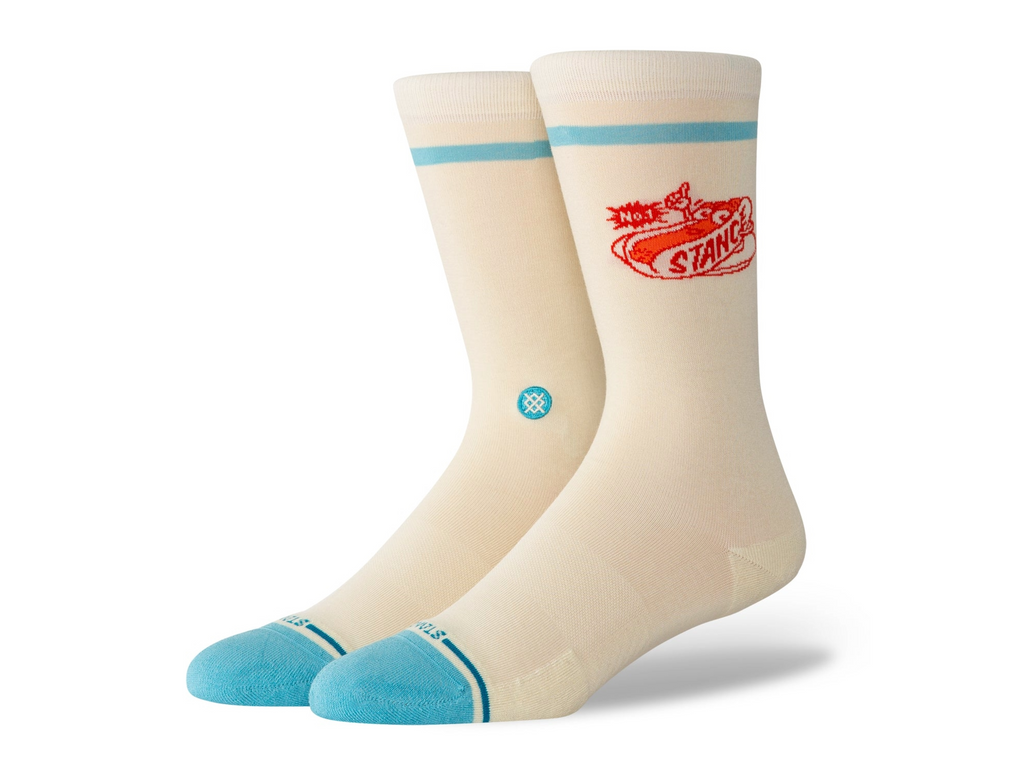 Stance Dog Crew Sock - Canvas