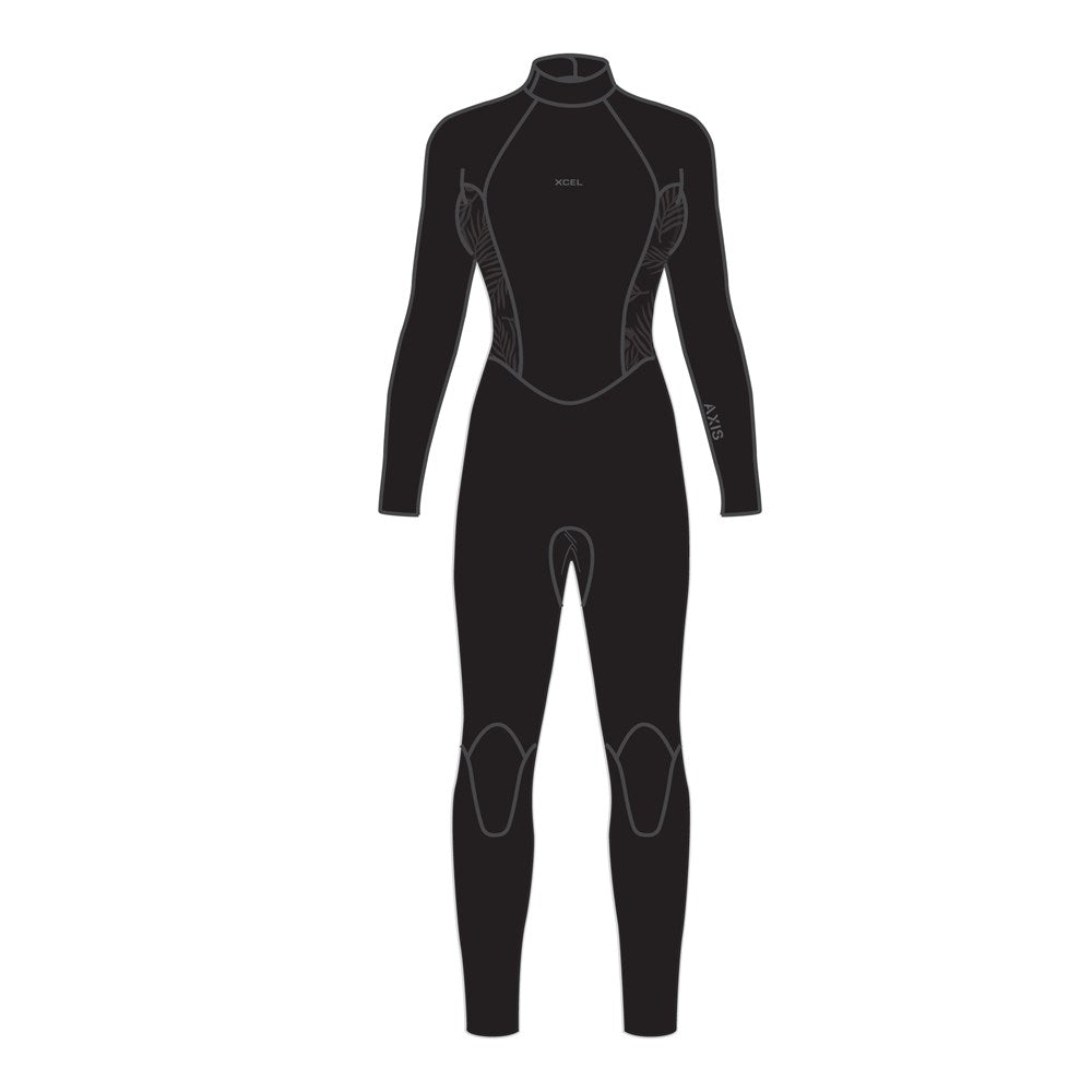 Xcel Womens Axis Back Zip 4/3m Wetsuit (Ocena)