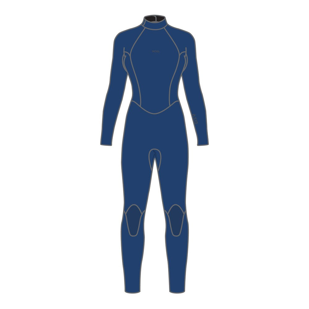 Xcel Womens Axis Back Zip 4/3m Wetsuit (Ocena)