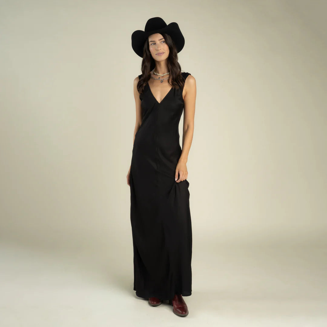 Sendero Romy Slip Dress - Black