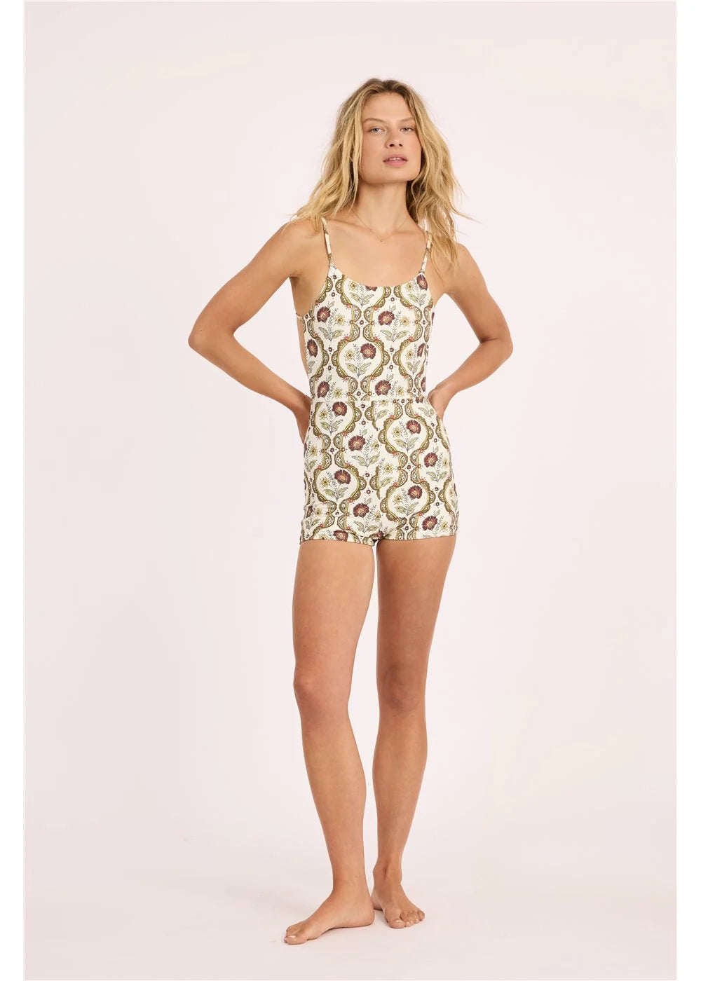 Sisstr Floral Folks One Piece Short - Kona