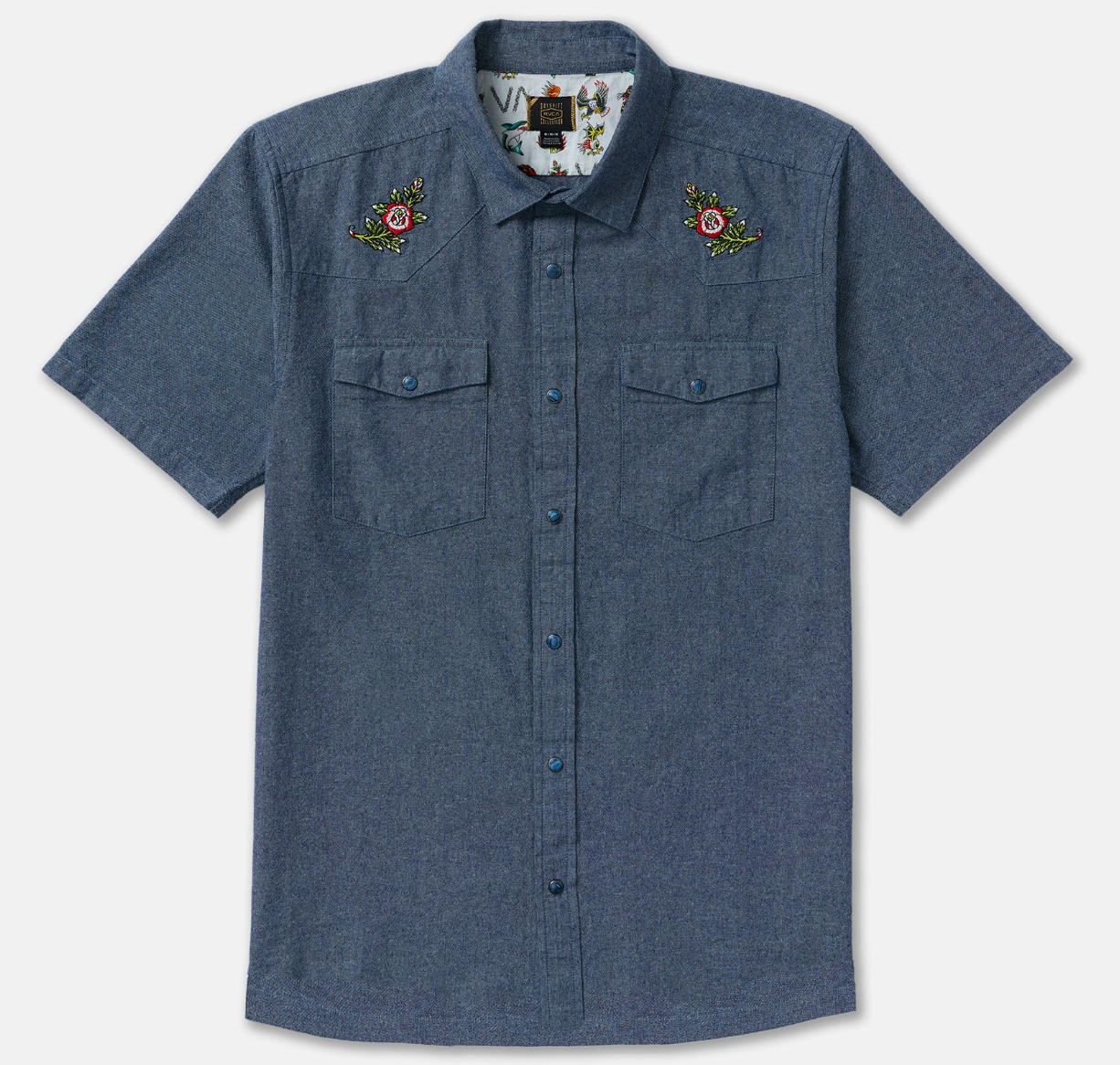 RVCA Rosa Chambray Shirt - Indigo