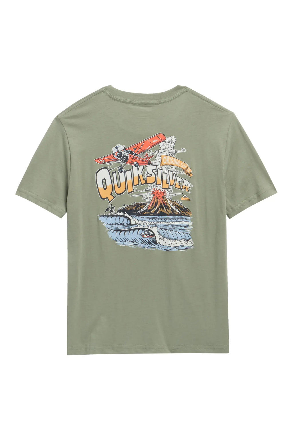 Quicksilver Boys Spread The Word Tee - Lily Pad