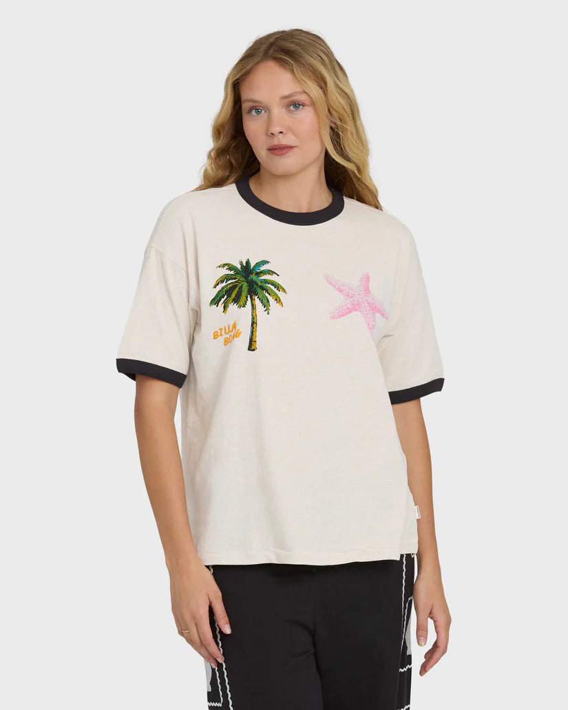 Billabong Fun Paradise SS Tee - White Cap