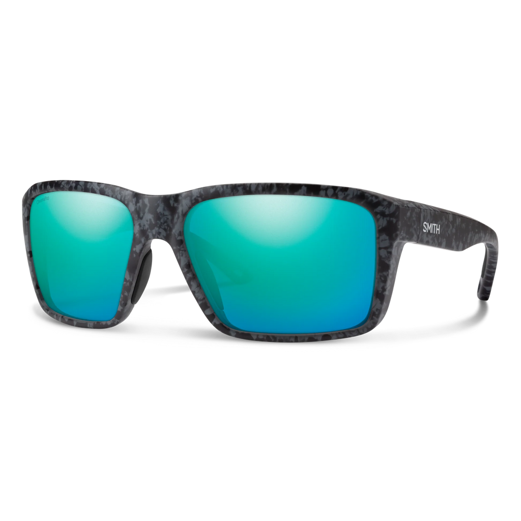 Smith Backcast Matte Ash Tortoise - Chromapop Polarized Opal Mirror