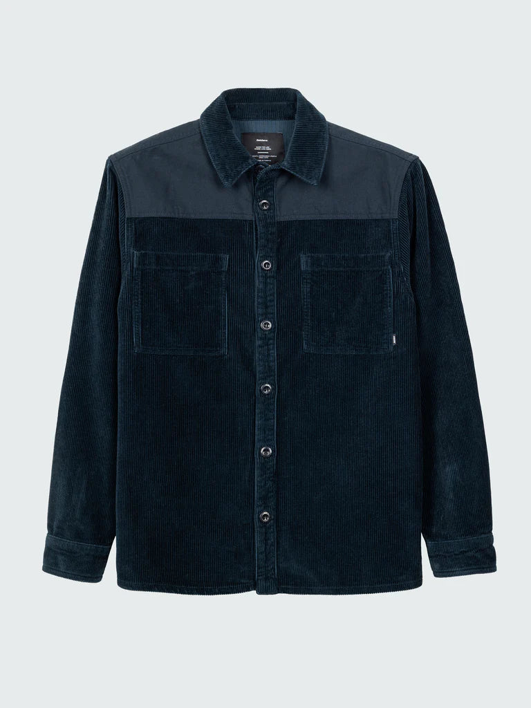 Finisterre Basset Cord Shirt - Navy