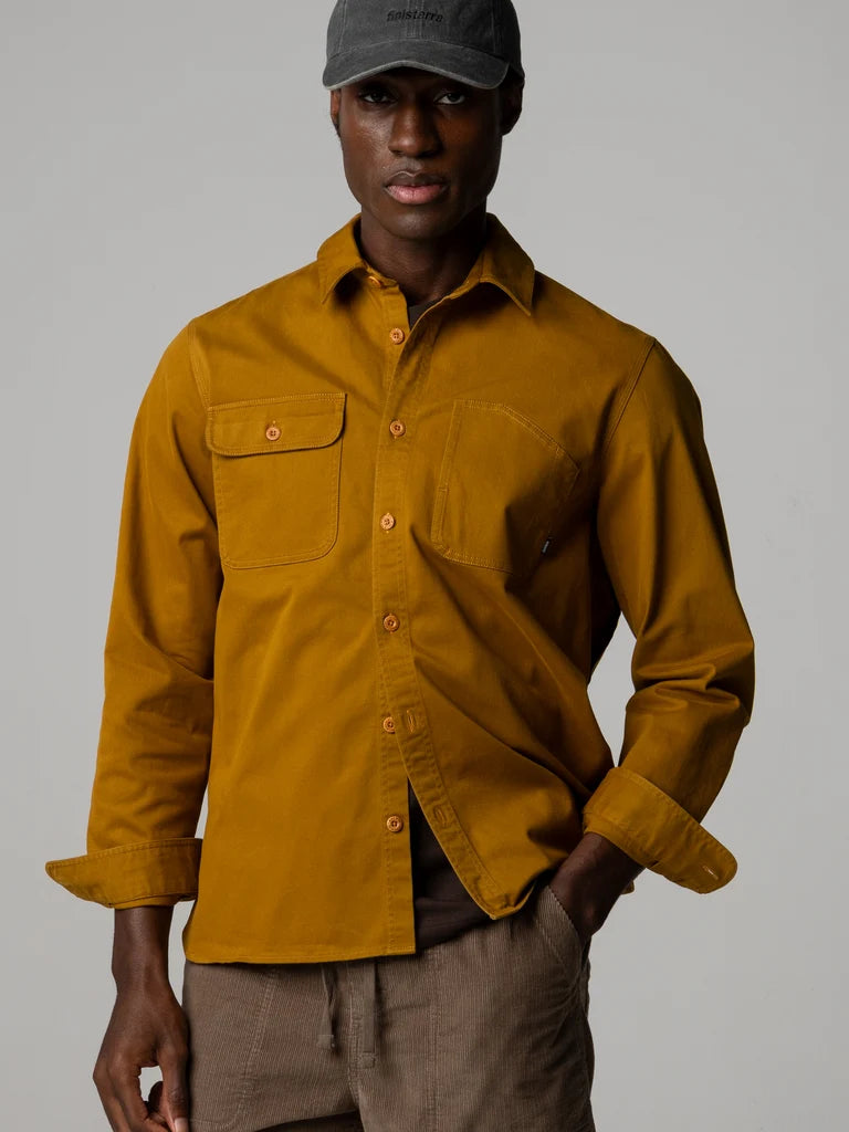 Finisterre Eddystone Shirt - Burnt Ochre