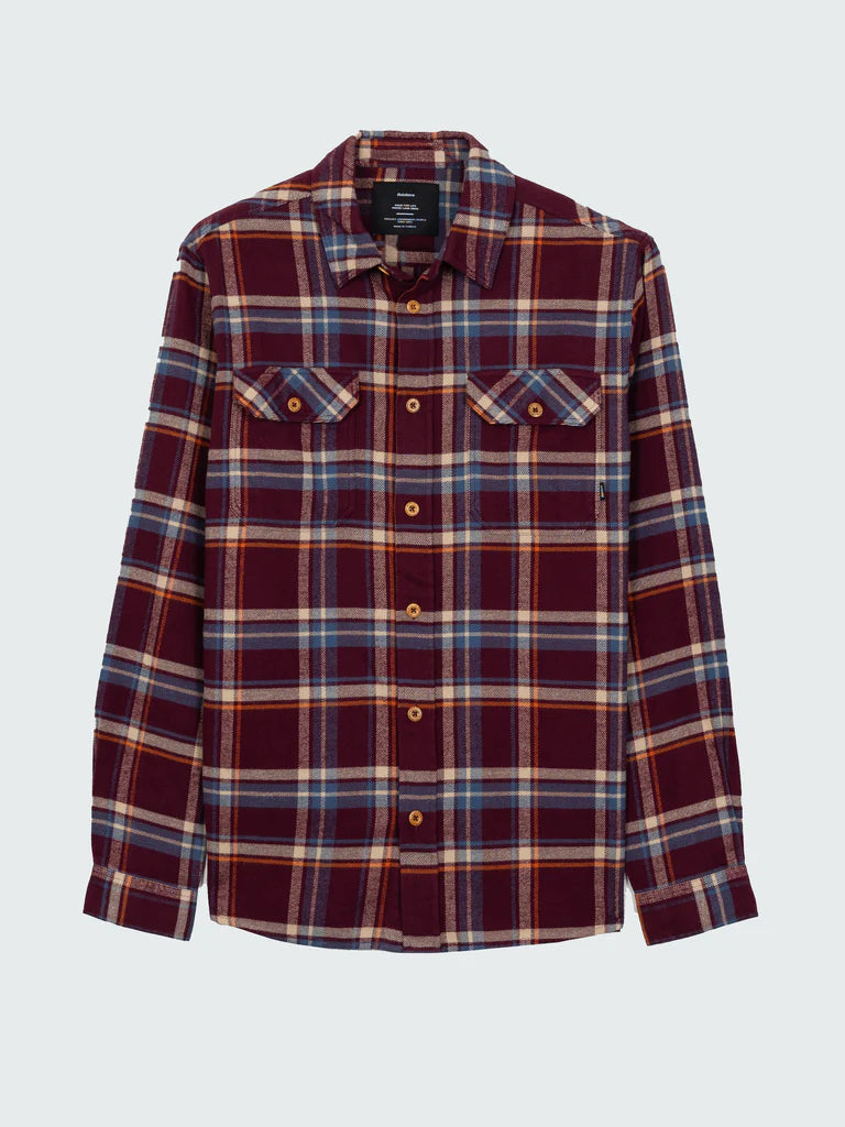 Finisterre Beardsmore Shirt - Plum Check
