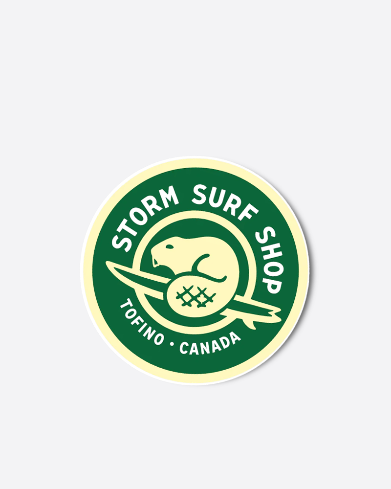 Storm Beaver Sticker