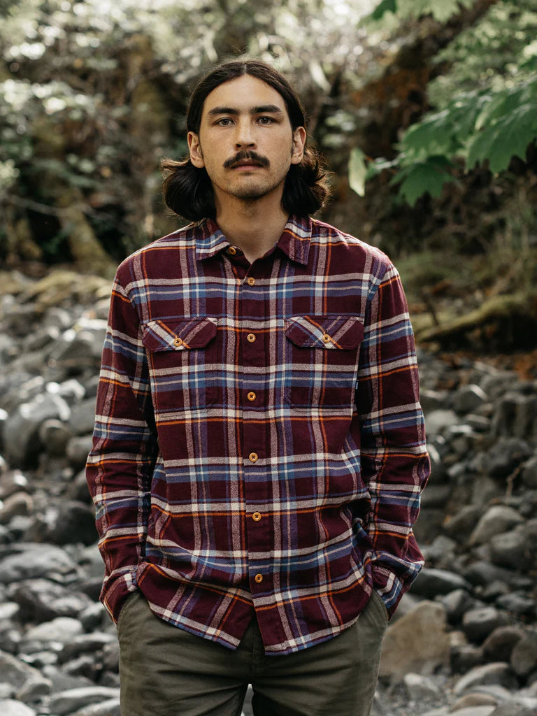 Finisterre Beardsmore Shirt - Plum Check