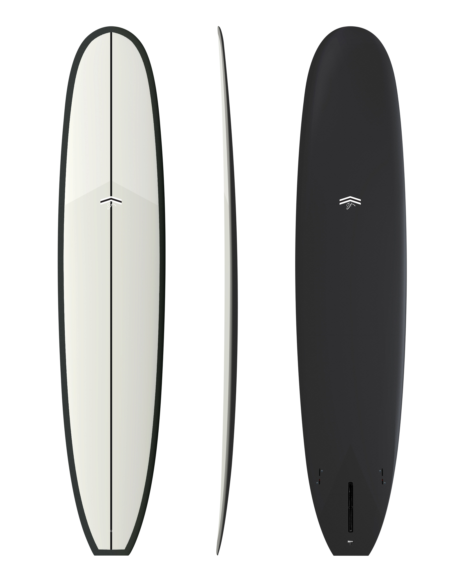 CJ Nelson 9.5 Chameleon - White/Carbon Bottom