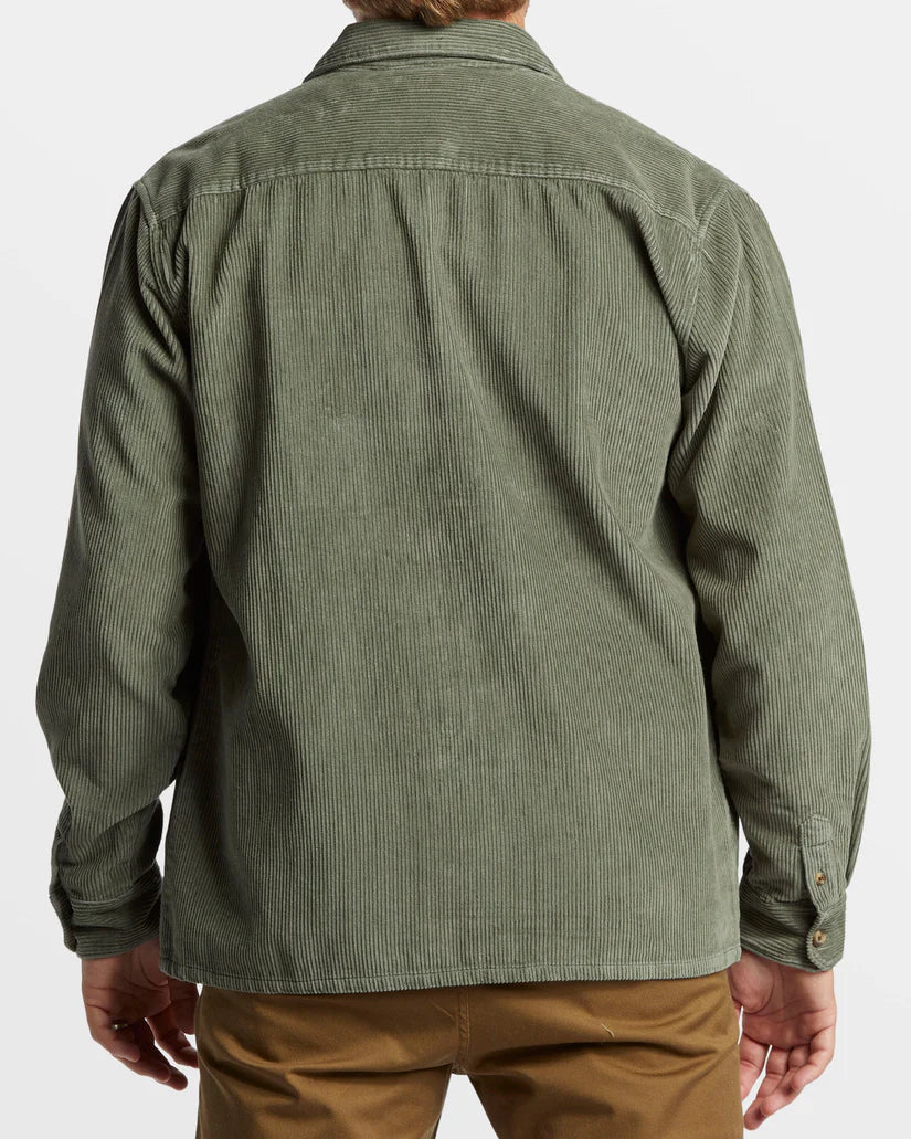 Mens Billabong Bong Days L/S Cord Shirt