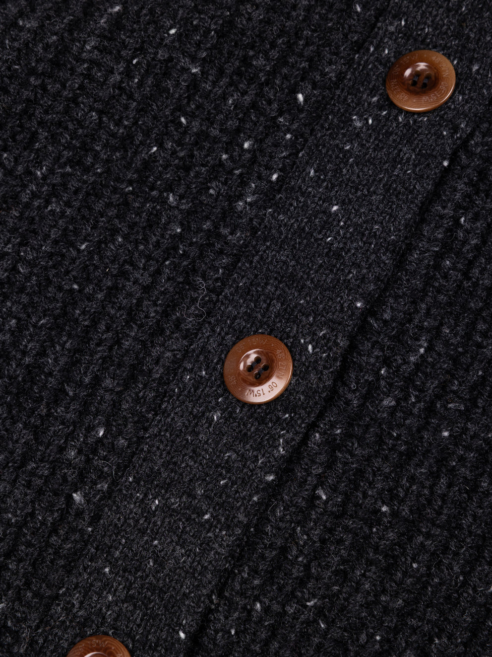 Finisterre Mora Crewneck Cardigan - Raven