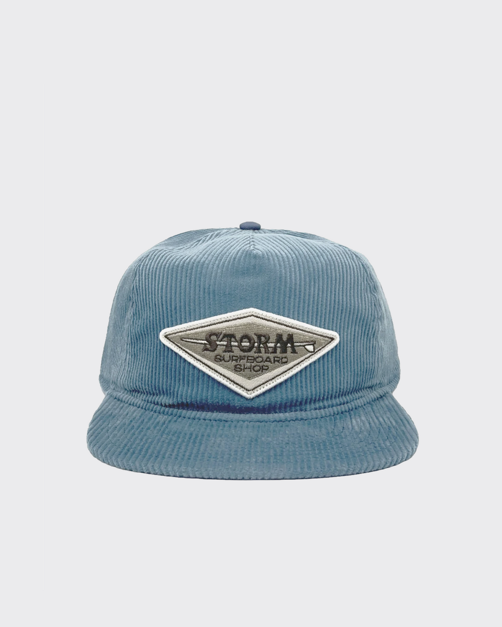 Storm Diamond Corduroy Flat Brim Blue