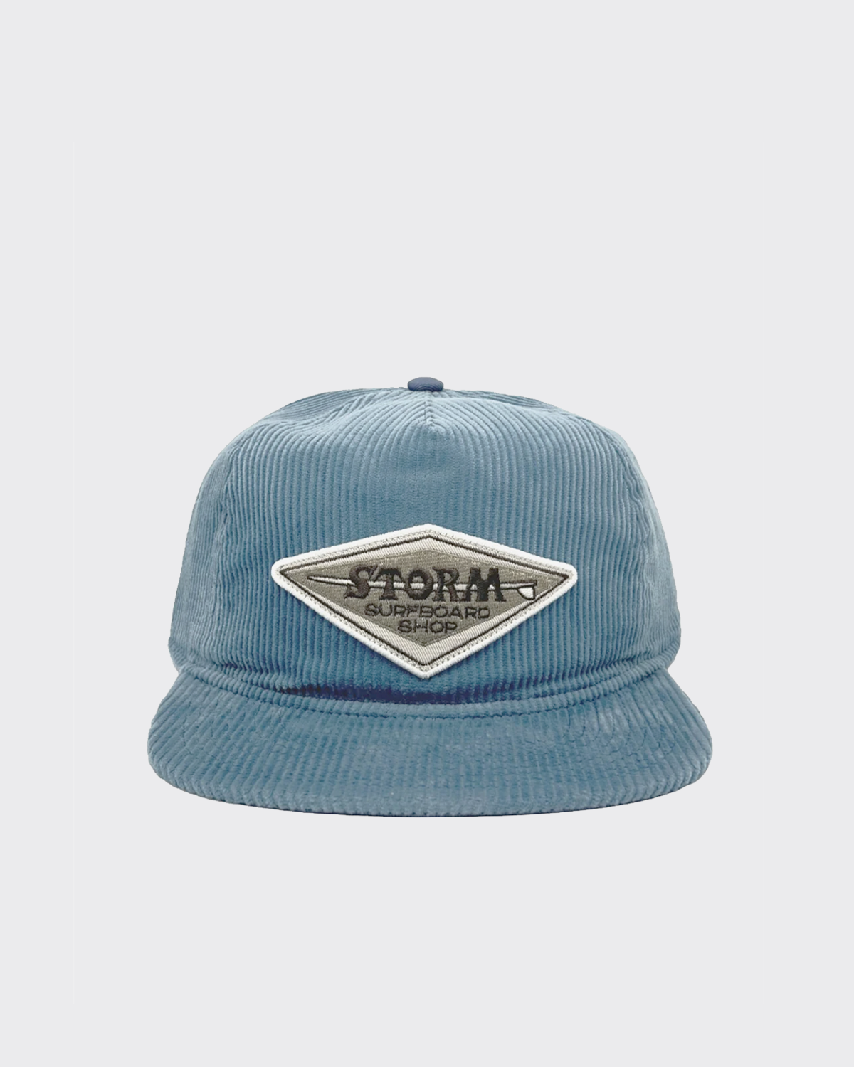 Storm Diamond Corduroy Flat Brim Blue