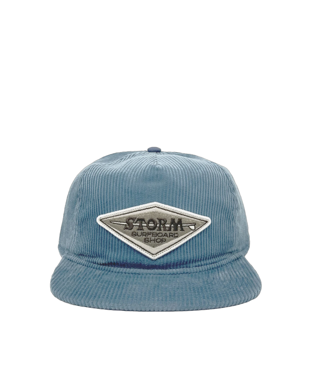 Storm Diamond Corduroy Flat Brim Blue
