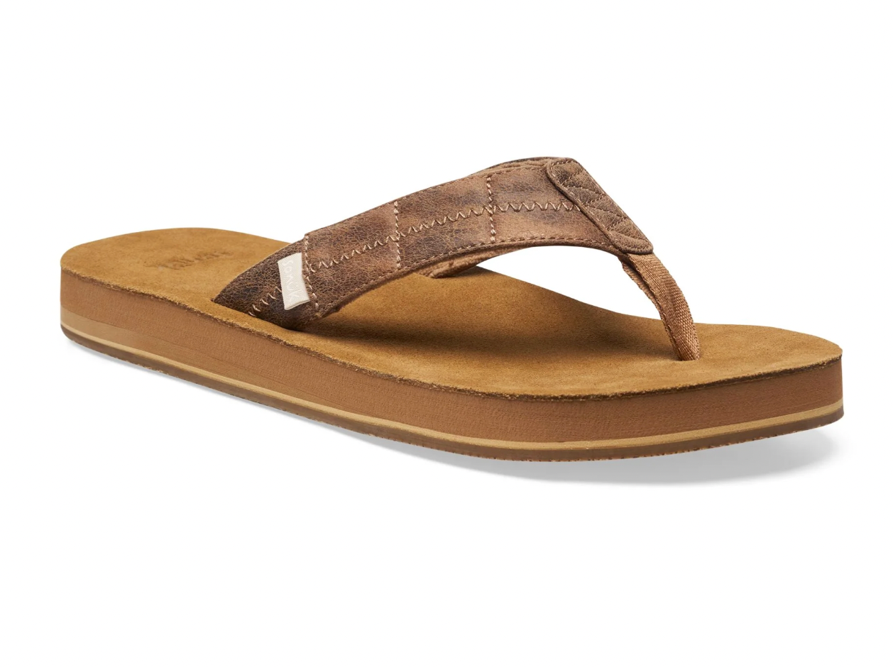 Sanuk Hideout Sandal - Tobacco Brown