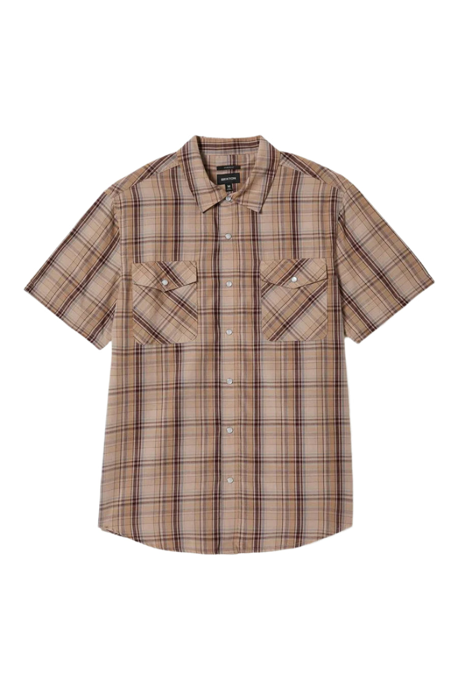 Brixton Wayne S/S Woven - Western Plaid