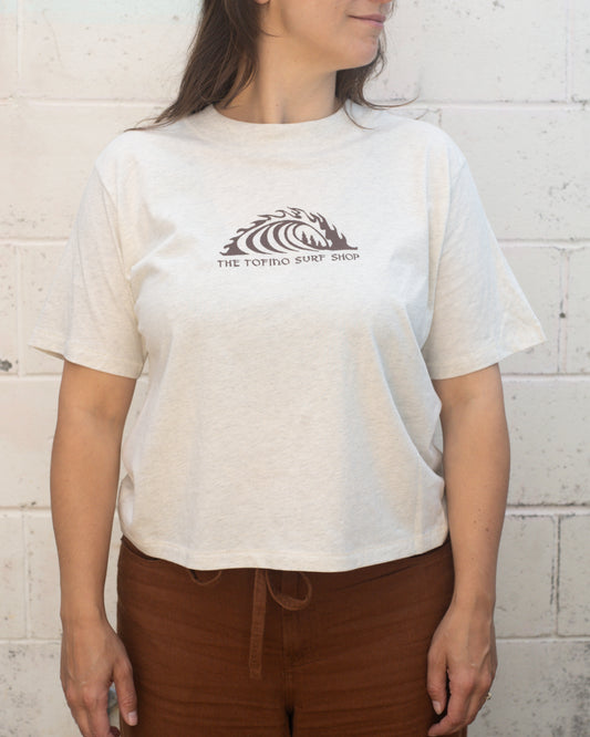Storm Classic Wave Womens Tee - Natural Heather