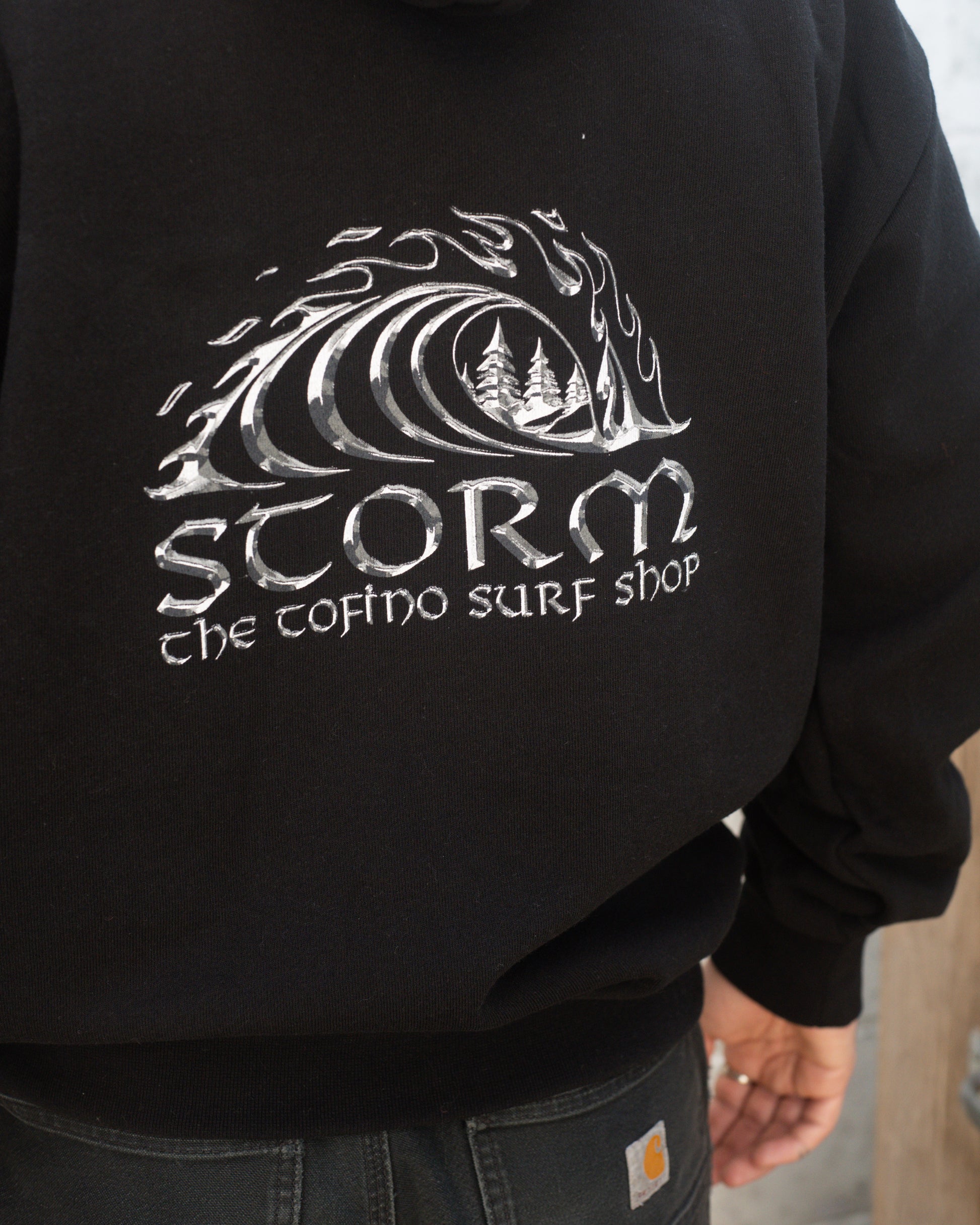 Storm Chrome Pullover - Black