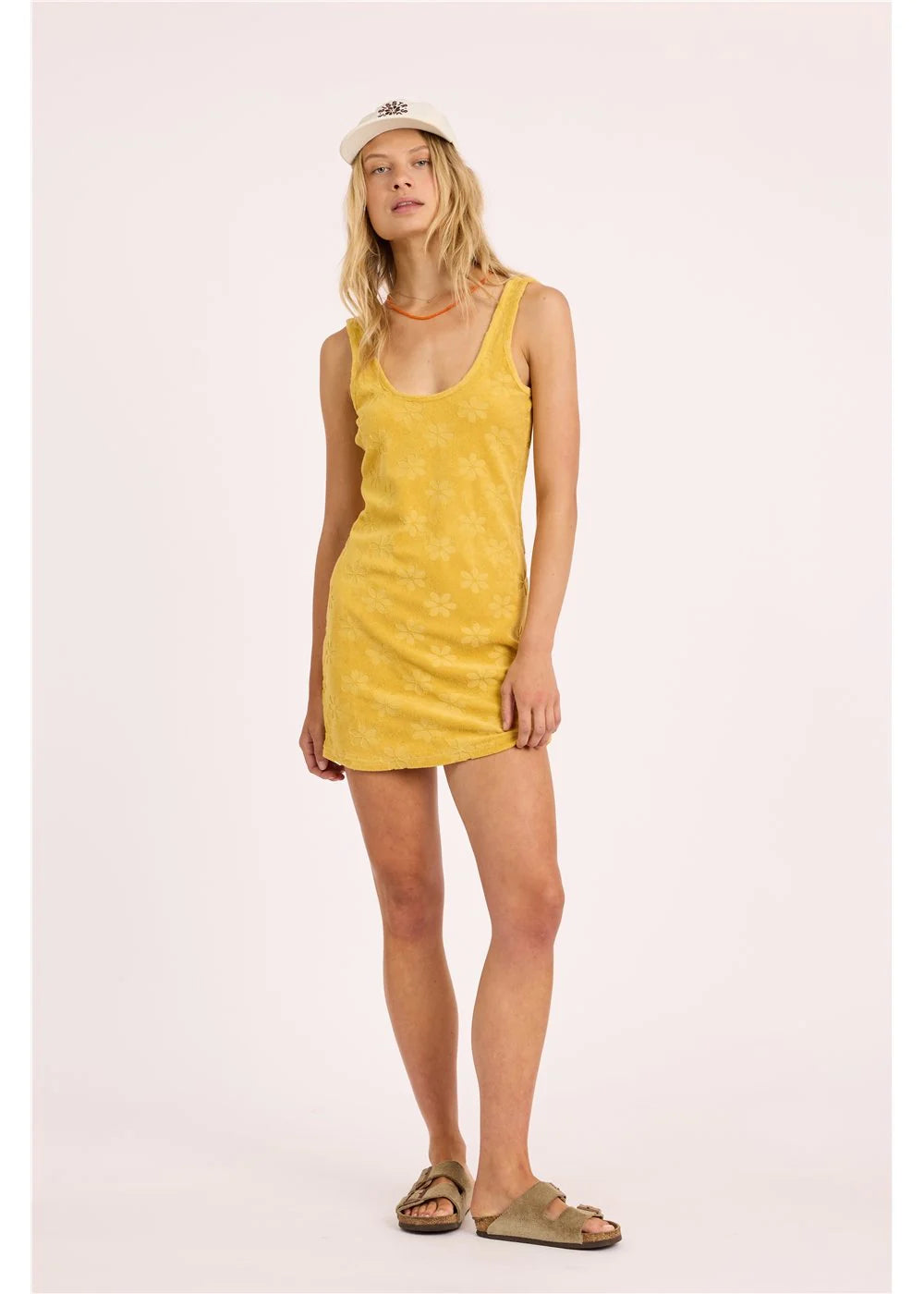 Sisstr Shine On Mini Knit Dress - Honey Gold