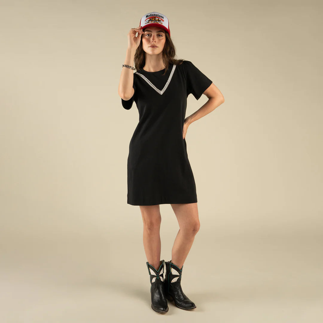 Sendero Maravilla Shirt Dress - Black