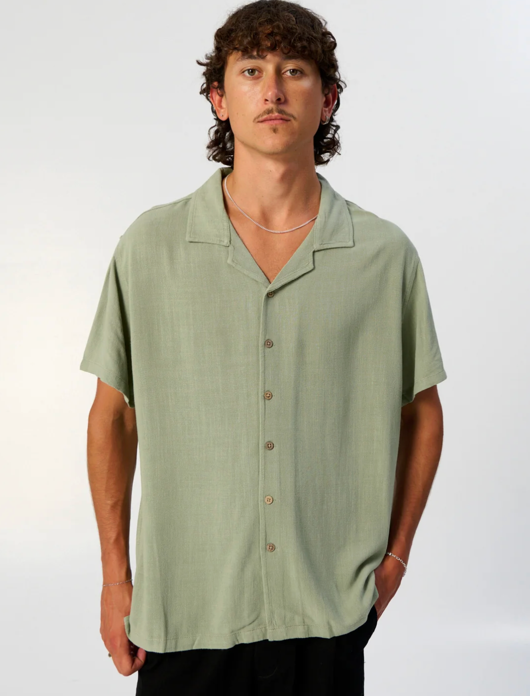 TCSS Ernie Resort Shirt - Seagrass