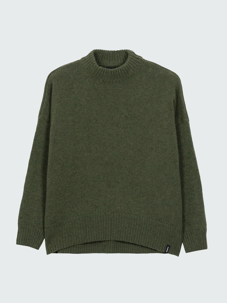 Finisterre Eyre Crew Jumper-Olive