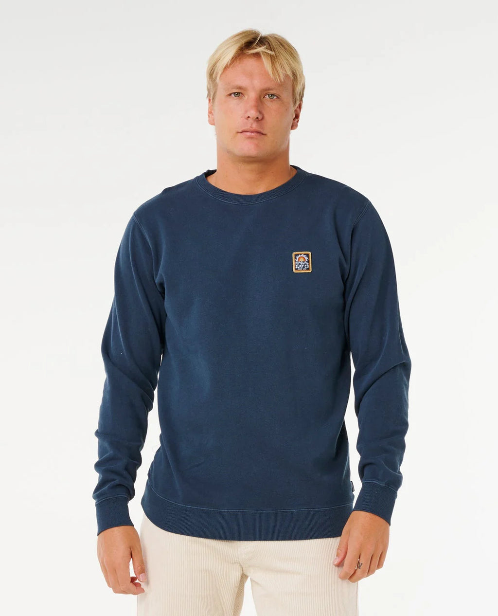 Rip Curl Pacific Rinse Patch Crew - Dark Navy