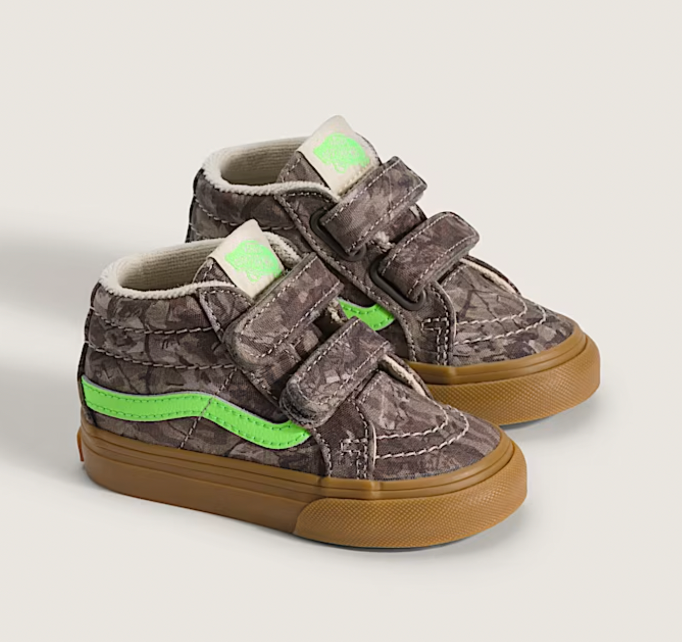 Vans Toddler Sk8-Mid Reissue V - Camo Green Gecko