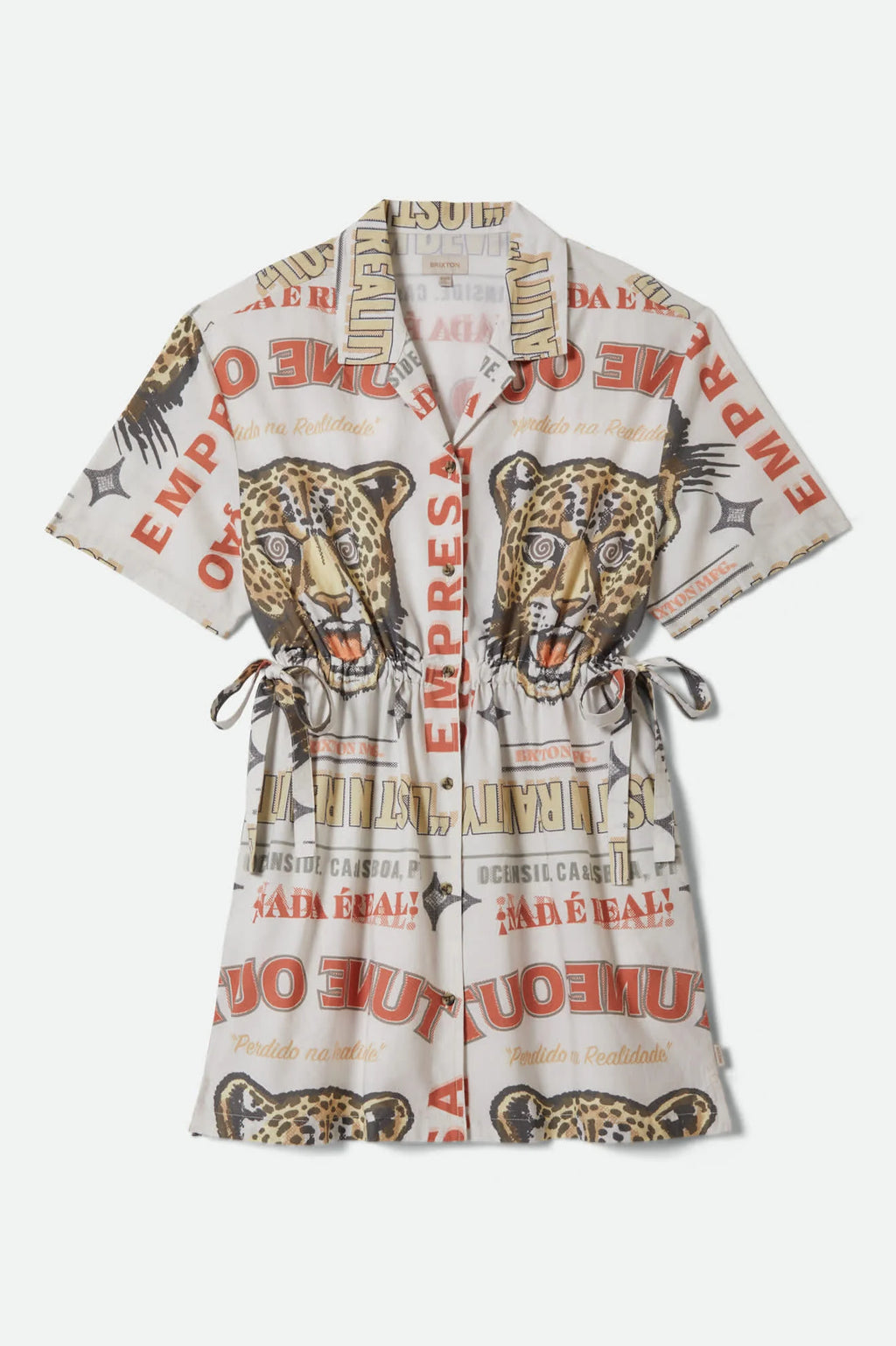 Brixton The Cinch Button Down SS Dress - Lost In Reality
