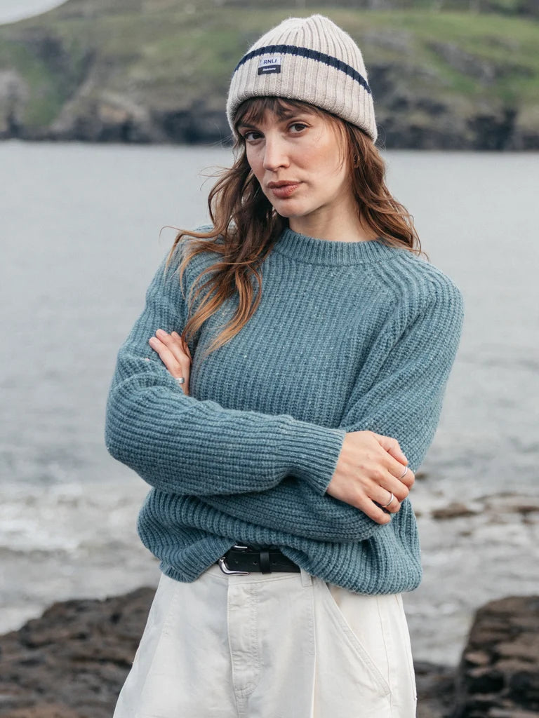 Finisterre Mora Jumper - Anchor Blue