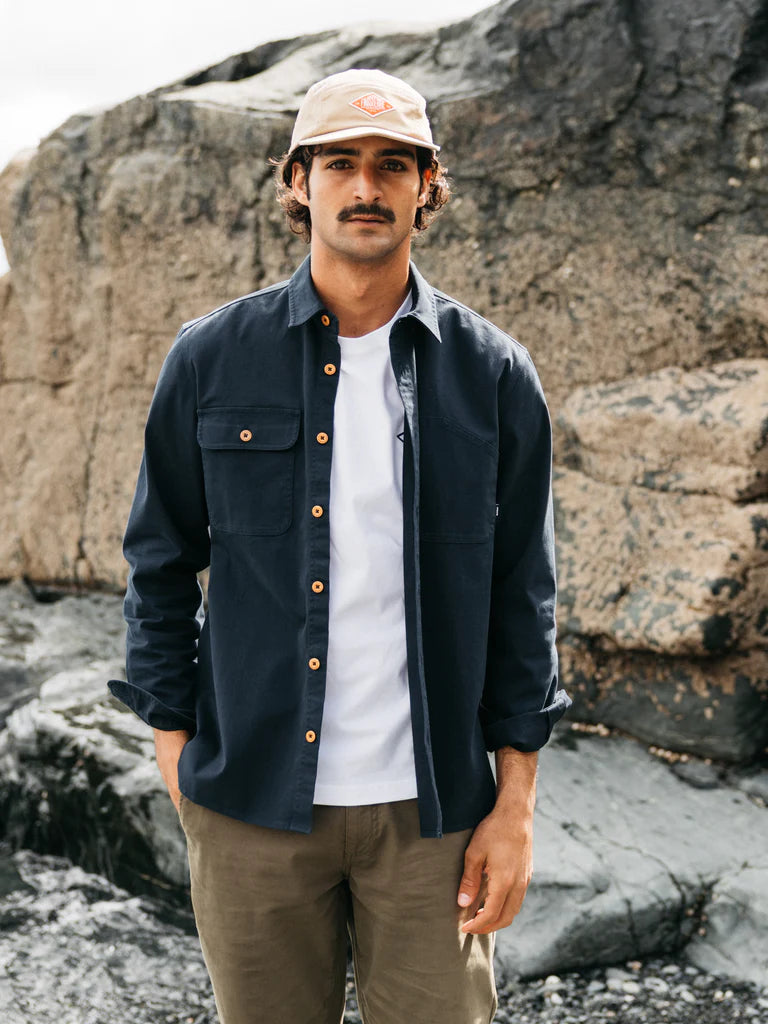 Finisterre Eddystone Shirt - Navy