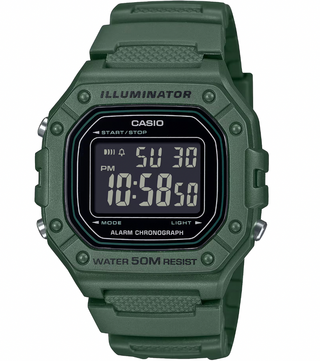 Casio W-218H 50m Water Resist Watch