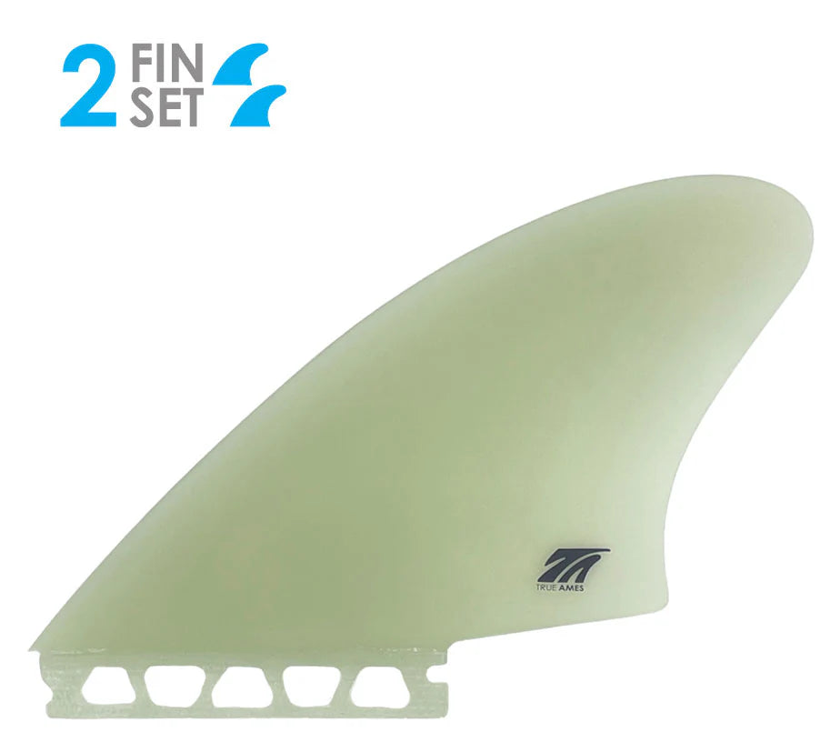 True Ames Hobie Fish Keel Fin Set - Clear