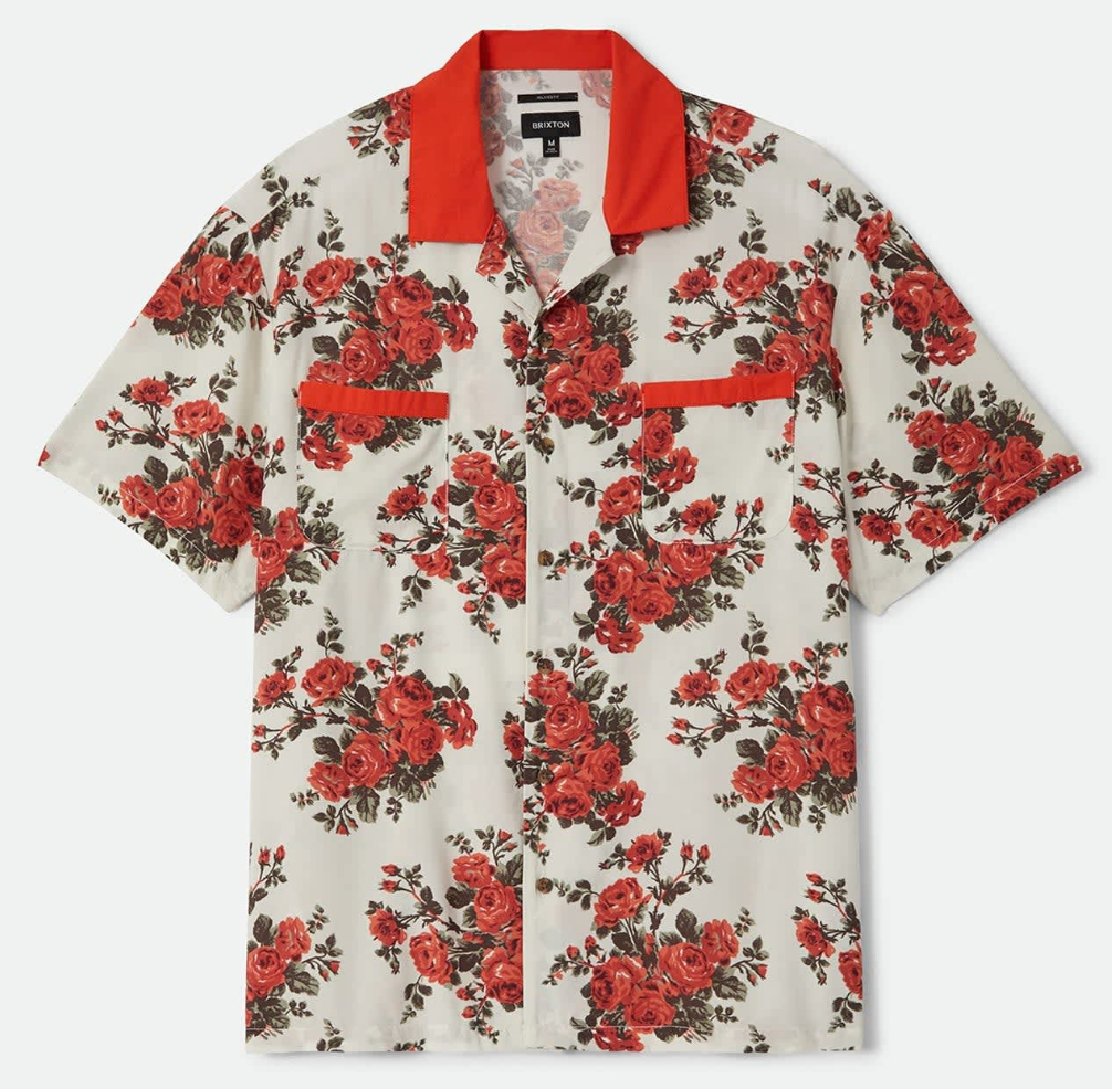Brixton Lafayette S/S Woven - Rose Bud
