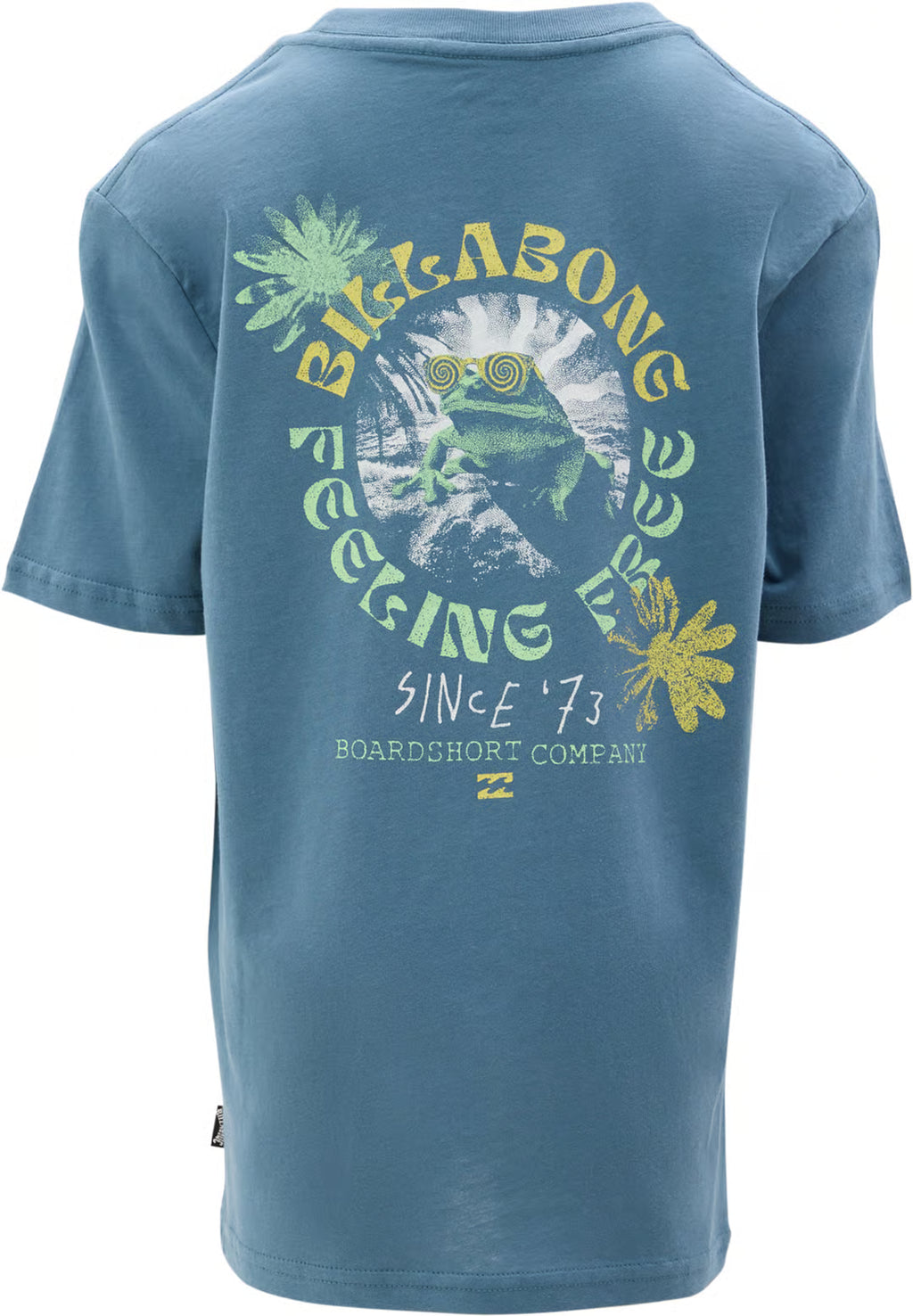 Billabong Boys Psych Frog SS Shirt - Real Teal
