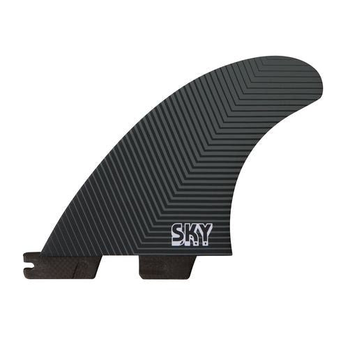 FCS II Sky Brown PC Tri Fins