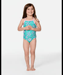 Rip Curl Girls Sunshine Club One Piece - Turquoise