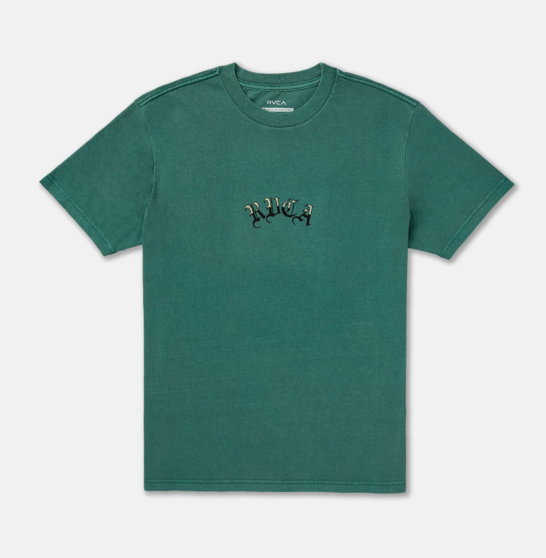 RVCA Olde RVCA Tee - Grass Green