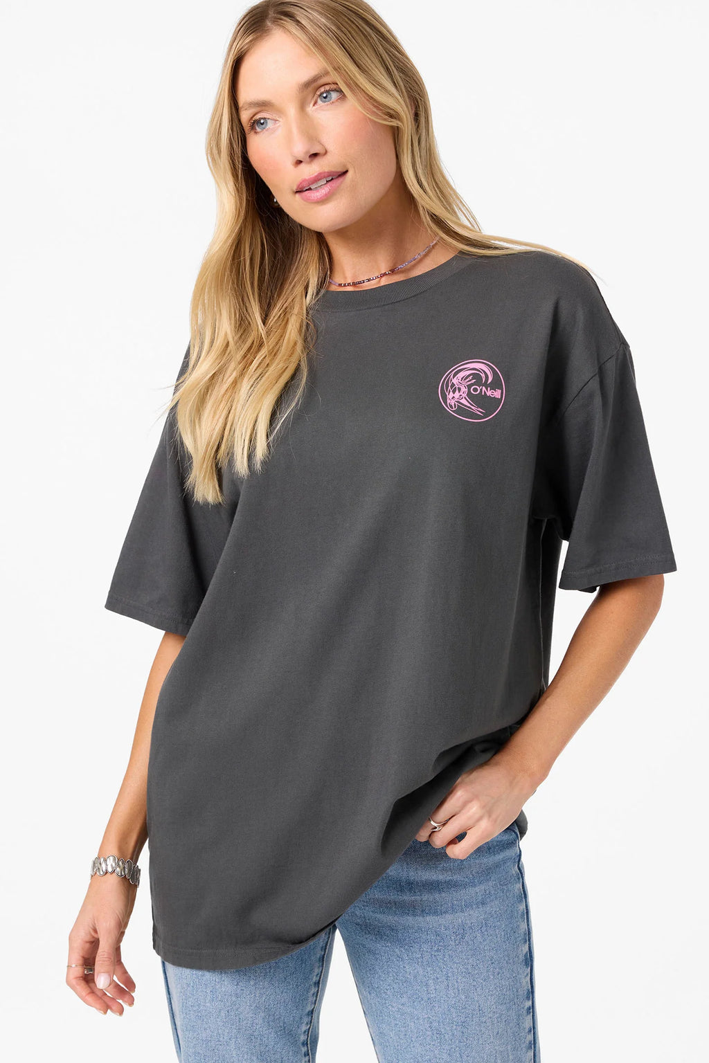 O'Neill O'Riginals Forty First Oversized Tee - Dark Shadow