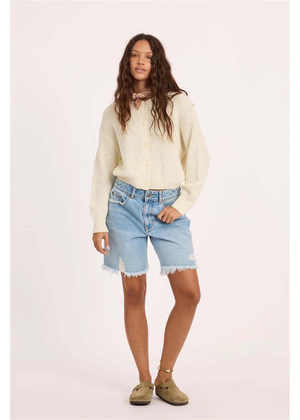 Sisstr Beach House Sweater - Sea Salt